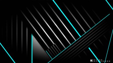 Soyut vektör arkaplanı. Geometrik Çizgiler - Yaratıcı ve İlham Tasarımı