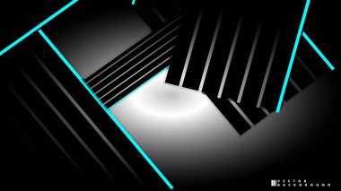 Soyut vektör arkaplanı. Geometrik Çizgiler - Yaratıcı ve İlham Tasarımı