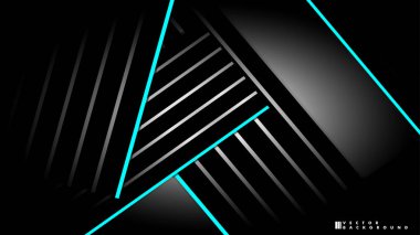 Soyut vektör arkaplanı. Geometrik Çizgiler - Yaratıcı ve İlham Tasarımı