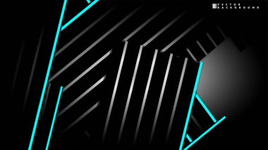 Soyut vektör arkaplanı. Geometrik Çizgiler - Yaratıcı ve İlham Tasarımı