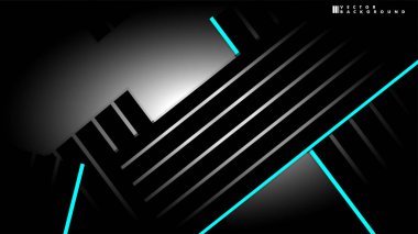 Soyut vektör arkaplanı. Geometrik Çizgiler - Yaratıcı ve İlham Tasarımı