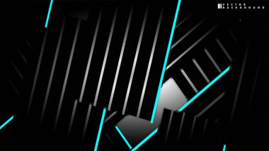 Soyut vektör arkaplanı. Geometrik Çizgiler - Yaratıcı ve İlham Tasarımı