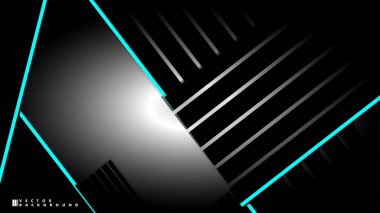 Soyut vektör arkaplanı. Geometrik Çizgiler - Yaratıcı ve İlham Tasarımı