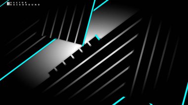 Soyut vektör arkaplanı. Geometrik Çizgiler - Yaratıcı ve İlham Tasarımı