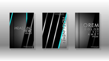 Geometrik tasarım arka planlı kapak kitabı