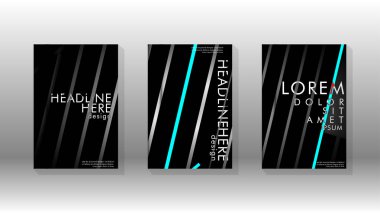 Geometrik tasarım arka planlı kapak kitabı