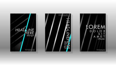 Geometrik tasarım arka planlı kapak kitabı