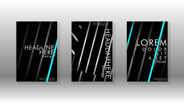 Geometrik tasarım arka planlı kapak kitabı