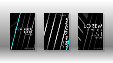 Geometrik tasarım arka planlı kapak kitabı