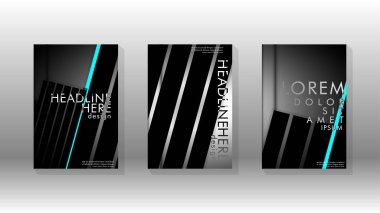 Geometrik tasarım arka planlı kapak kitabı