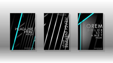 Geometrik tasarım arka planlı kapak kitabı