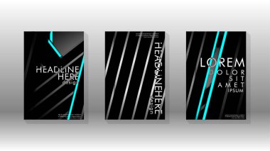 Geometrik tasarım arka planlı kapak kitabı