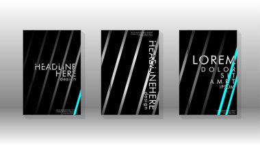 Geometrik tasarım arka planlı kapak kitabı