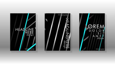 Geometrik tasarım arka planlı kapak kitabı