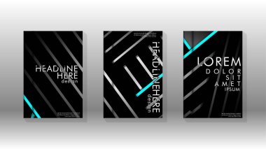 Geometrik tasarım arka planlı kapak kitabı