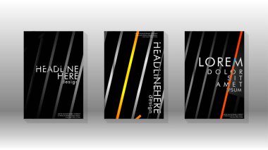 Geometrik tasarım arka planlı kapak kitabı.