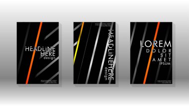 Geometrik tasarım arka planlı kapak kitabı.