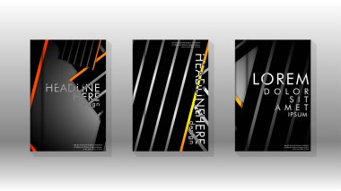 Geometrik tasarım arka planlı kapak kitabı.