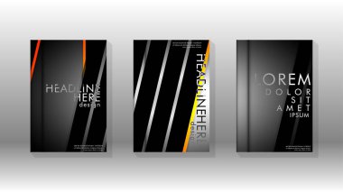 Geometrik tasarım arka planlı kapak kitabı.