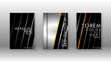 Geometrik tasarım arka planlı kapak kitabı.