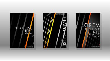 Geometrik tasarım arka planlı kapak kitabı.