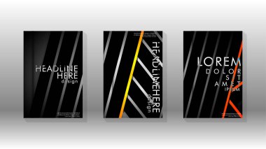 Geometrik tasarım arka planlı kapak kitabı.