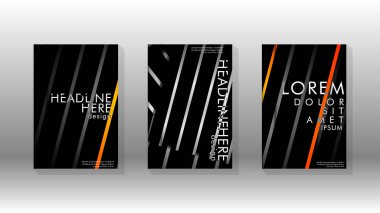 Geometrik tasarım arka planlı kapak kitabı.