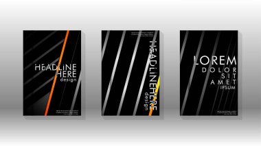 Geometrik tasarım arka planlı kapak kitabı.