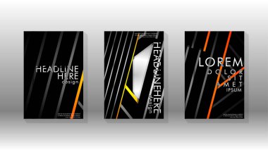 Geometrik tasarım arka planlı kapak kitabı.