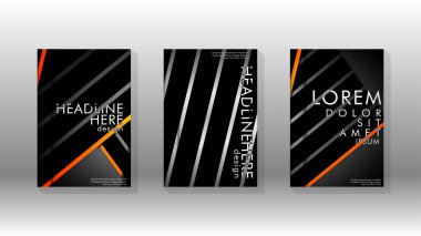 Geometrik tasarım arka planlı kapak kitabı.