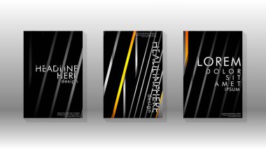 Geometrik tasarım arka planlı kapak kitabı.