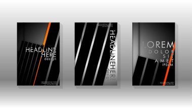 Geometrik tasarım arka planlı kapak kitabı.