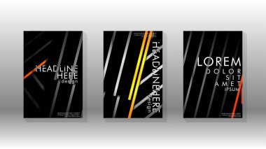 Geometrik tasarım arka planlı kapak kitabı.