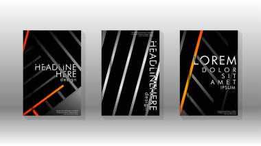 Geometrik tasarım arka planlı kapak kitabı.