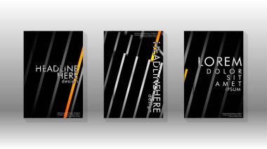 Geometrik tasarım arka planlı kapak kitabı.