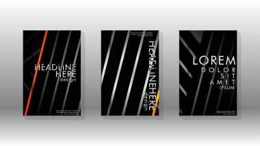 Geometrik tasarım arka planlı kapak kitabı.