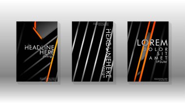 Geometrik tasarım arka planlı kapak kitabı.