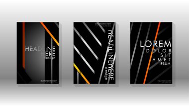 Geometrik tasarım arka planlı kapak kitabı.