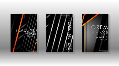 Geometrik tasarım arka planlı kapak kitabı.