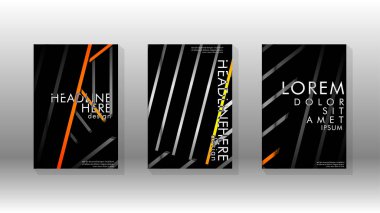 Geometrik tasarım arka planlı kapak kitabı.