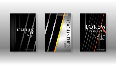 Geometrik tasarım arka planlı kapak kitabı.