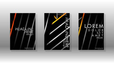 Geometrik tasarım arka planlı kapak kitabı.