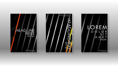 Geometrik tasarım arka planlı kapak kitabı.