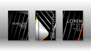 Geometrik tasarım arka planlı kapak kitabı.