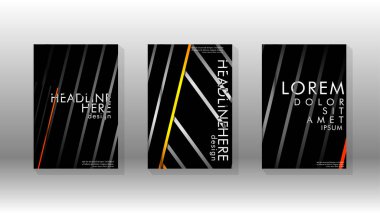 Geometrik tasarım arka planlı kapak kitabı.