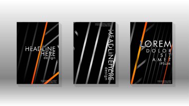 Geometrik tasarım arka planlı kapak kitabı.