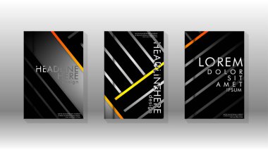 Geometrik tasarım arka planlı kapak kitabı.