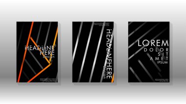 Geometrik tasarım arka planlı kapak kitabı.