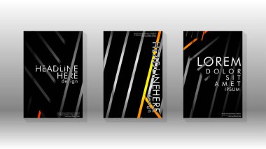 Geometrik tasarım arka planlı kapak kitabı.