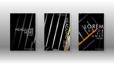 Geometrik tasarım arka planlı kapak kitabı.